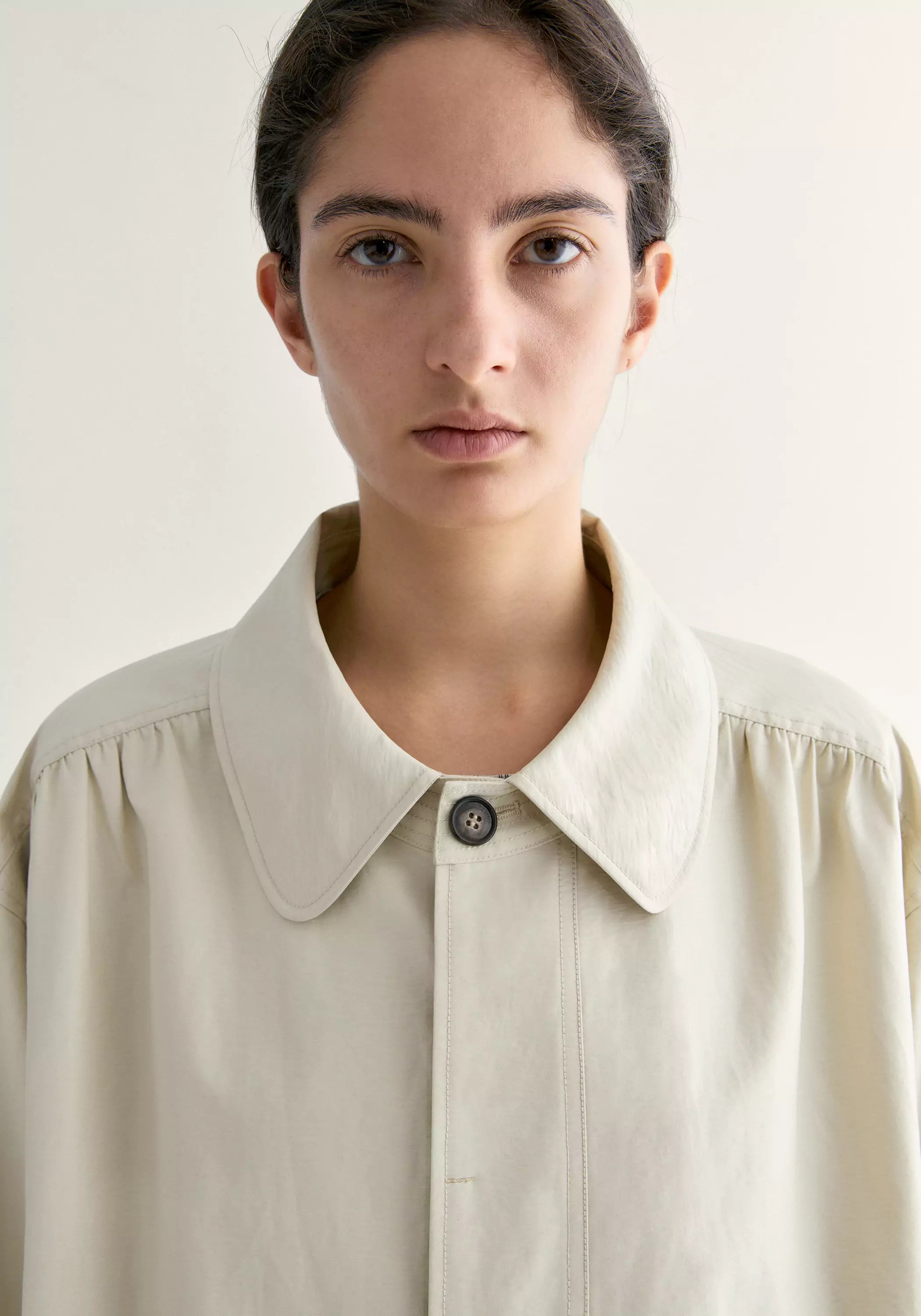 Long Coated Trench