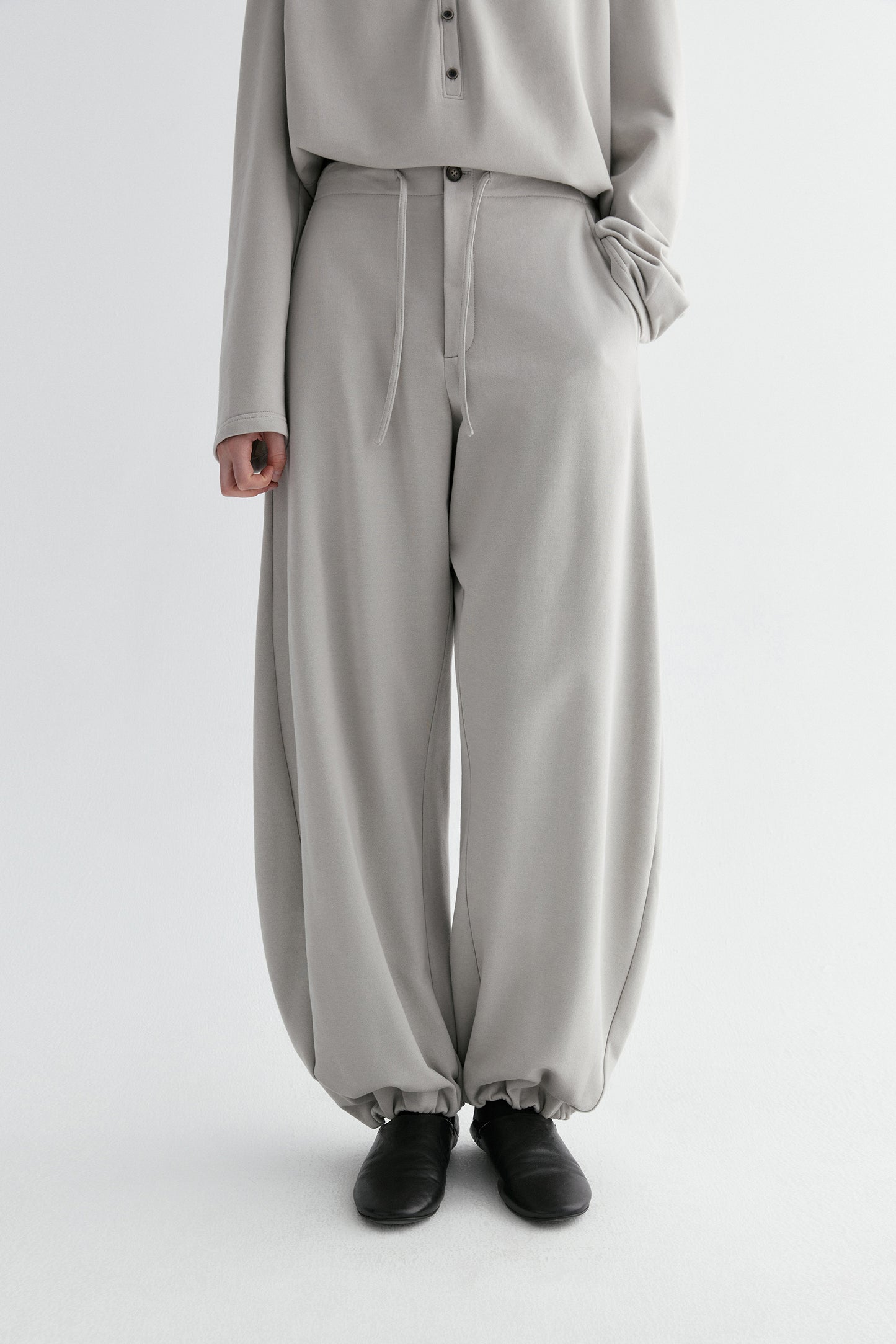Seamless Drawstring Knit Joggers