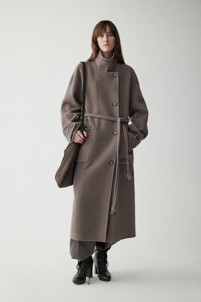 【美品】JUEMI Double Drawstring Long Coat juemi Double Drawstring Long Coat