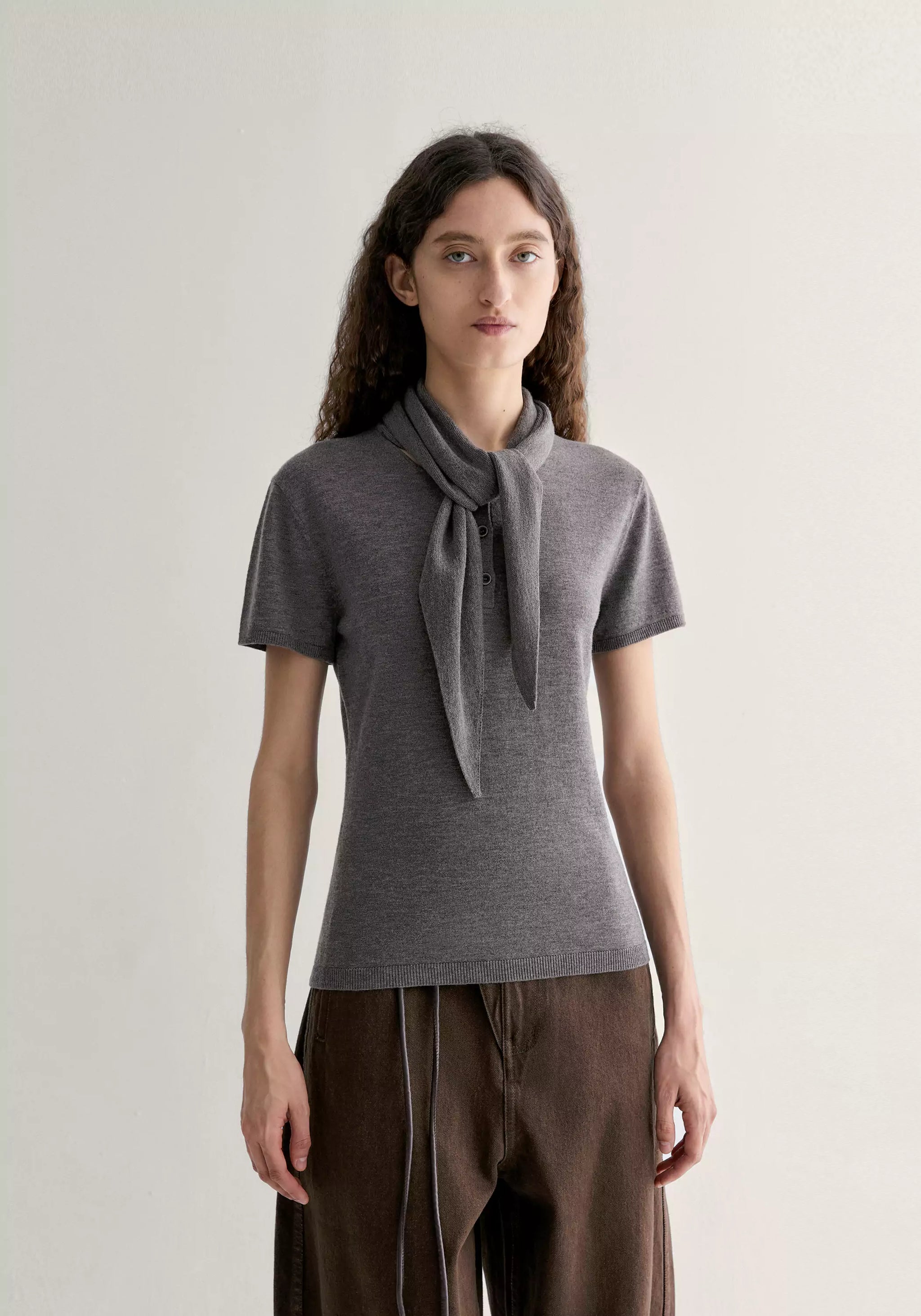 Merino Wool Knitted Top