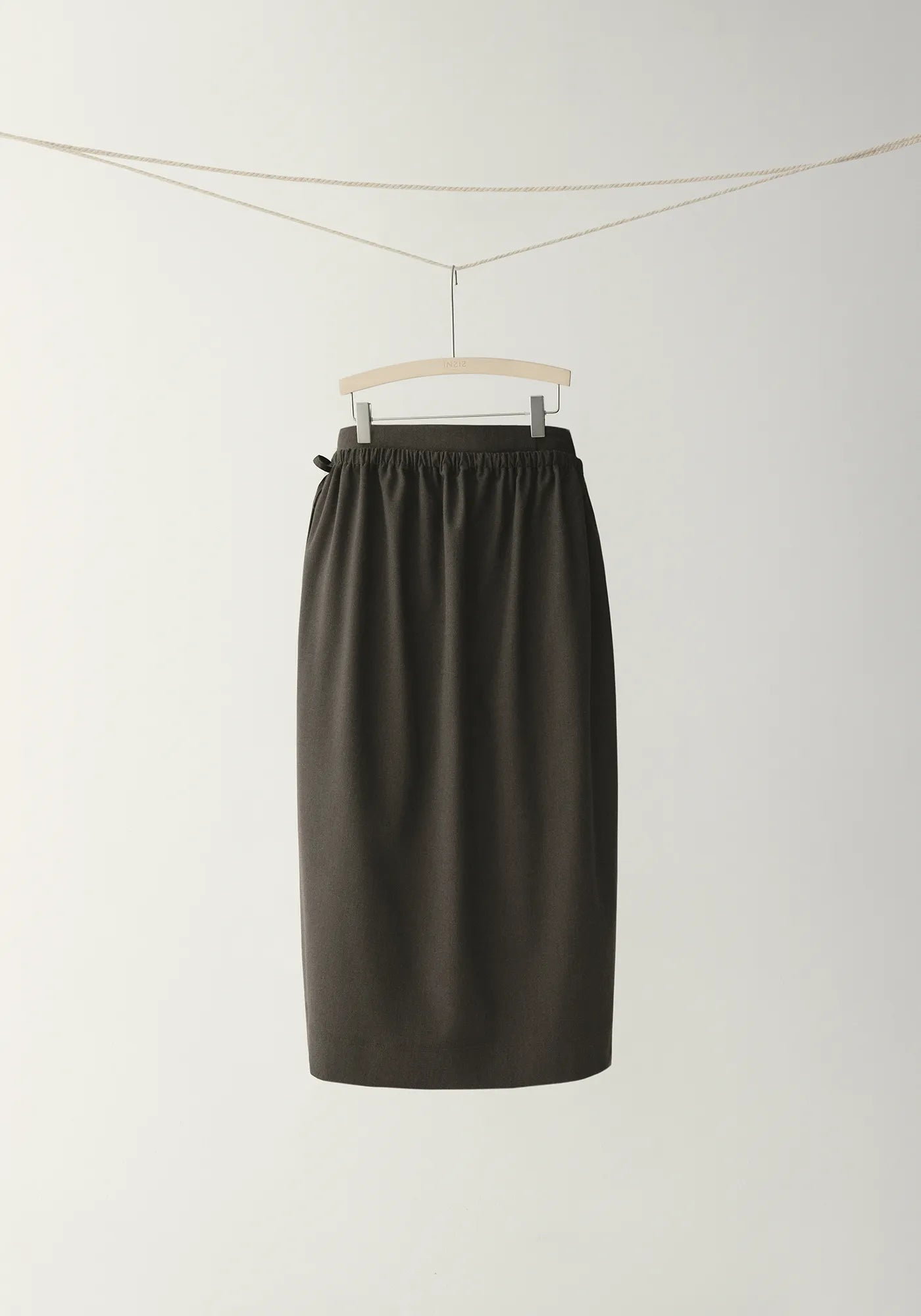 Pleated Straight Skirt