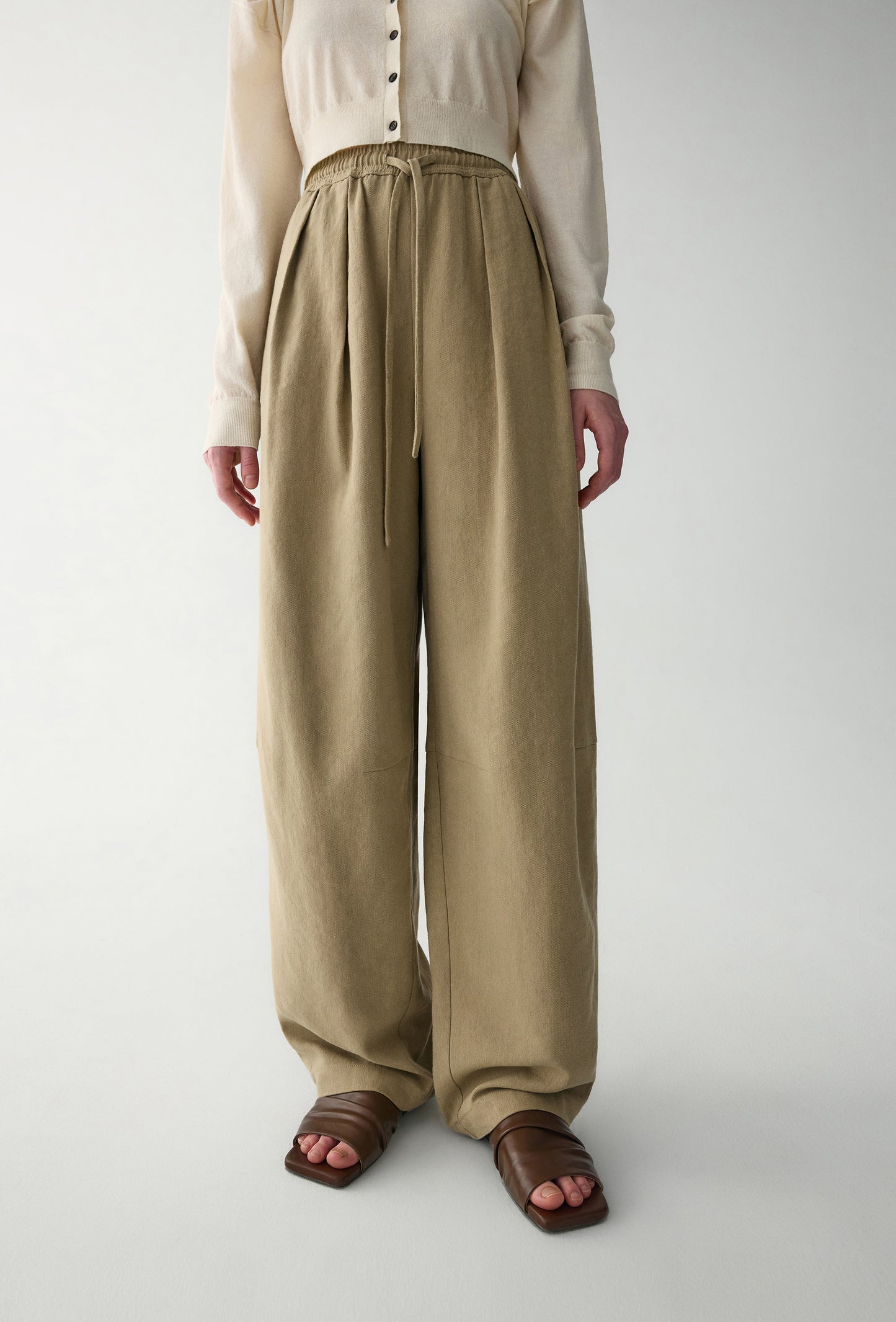 Double Pleated Pants