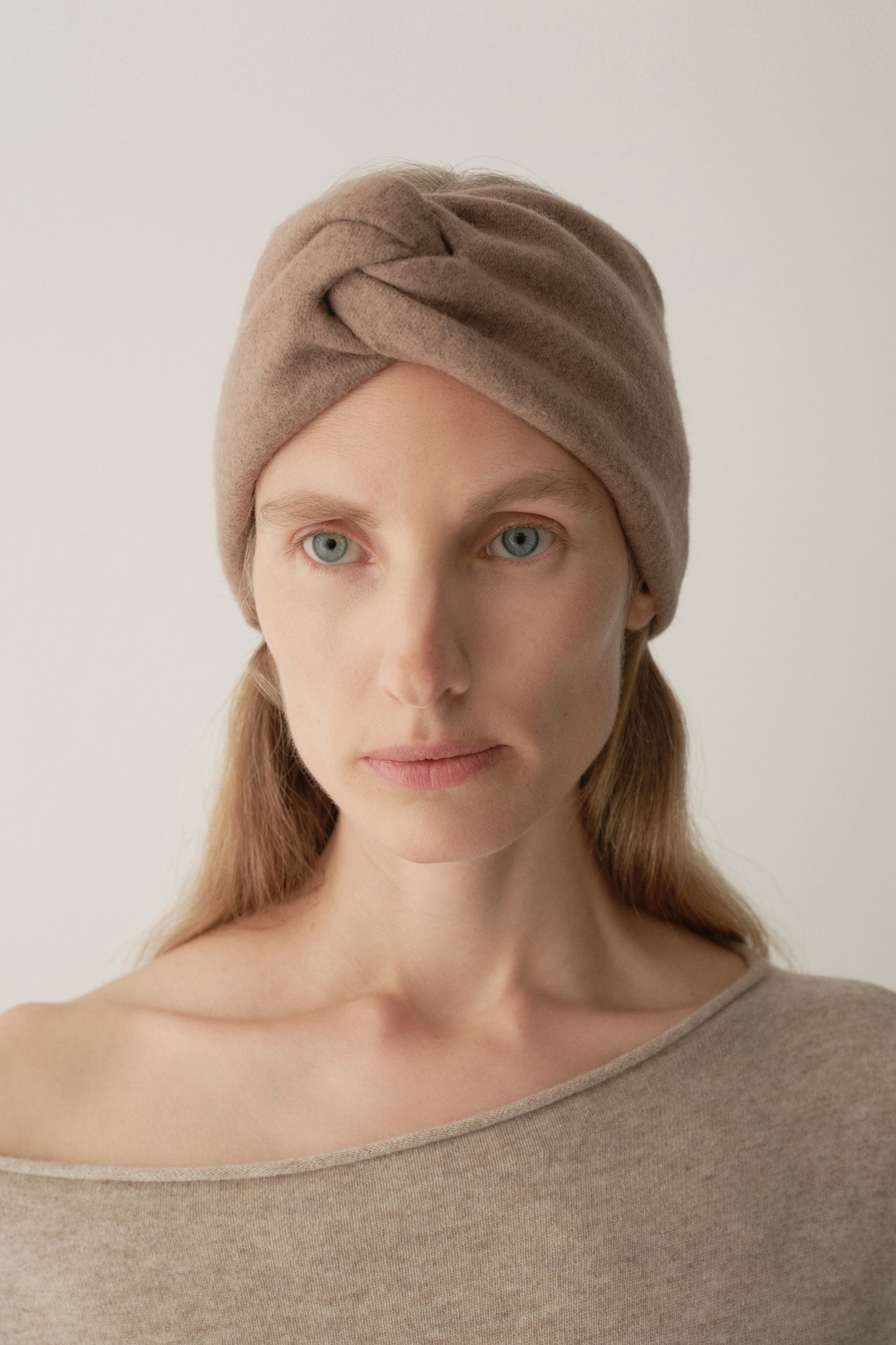 Wool Wide-faced Elastic Hairband